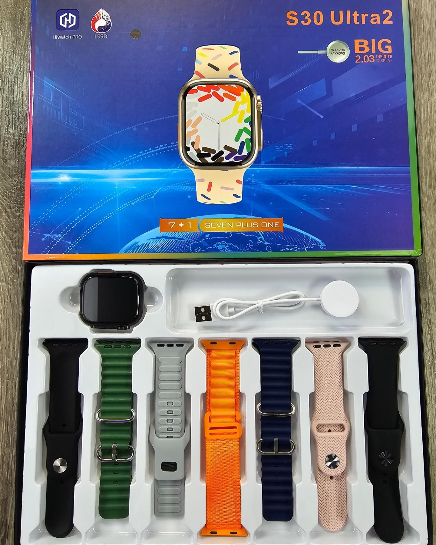 RELOJ INTELIGENTE   SMATWACH UNISEX MULTICOLOR