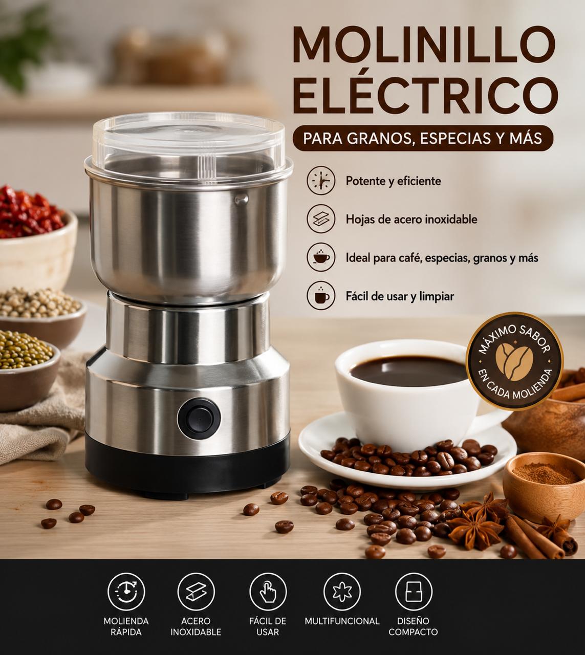 ☕🔥 ¡PROMOCIÓN ESPECIAL 2x1! Llévate 2 Molinillos Eléctricos por el Precio de 1☕🔥