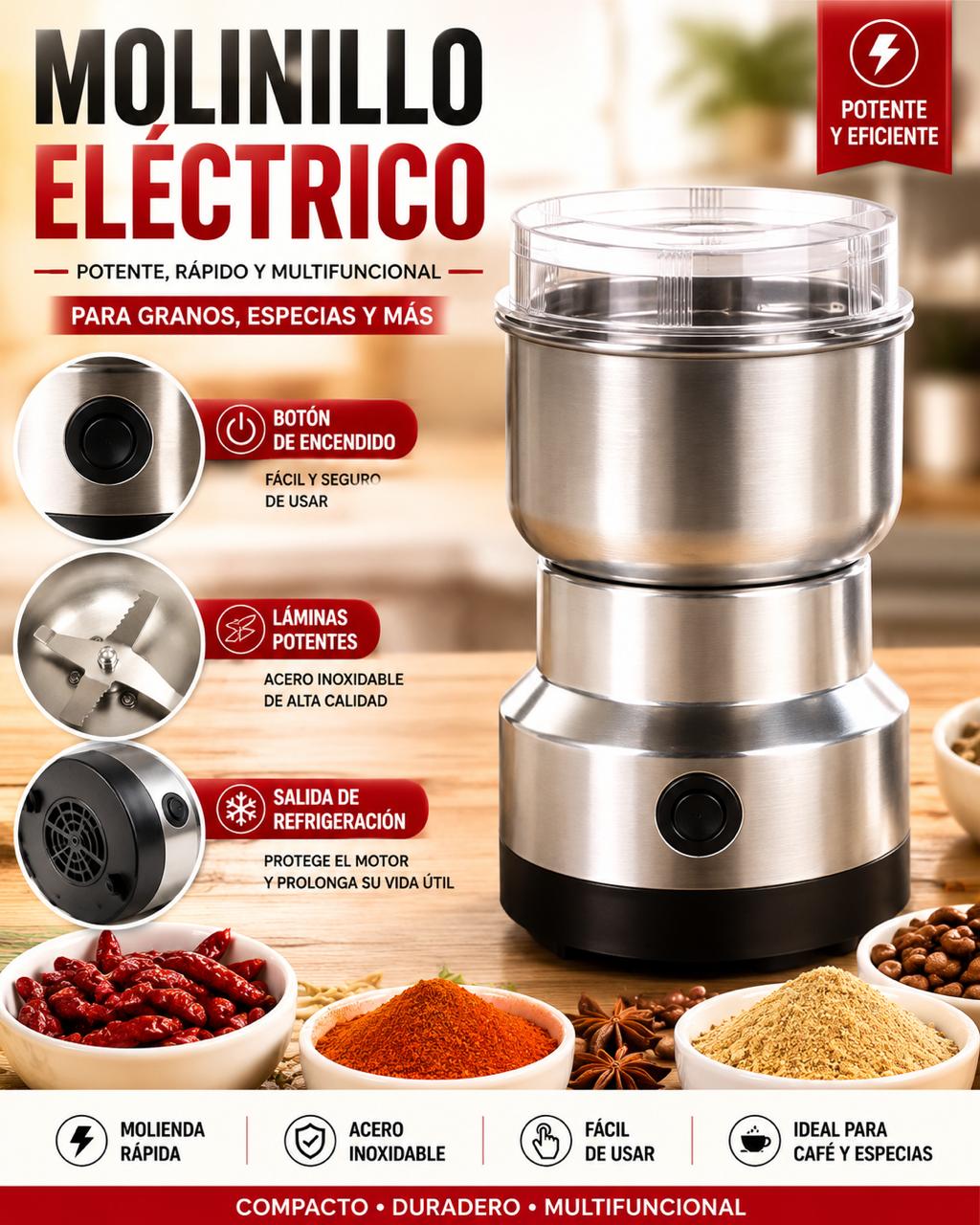 ☕🔥 ¡PROMOCIÓN ESPECIAL 2x1! Llévate 2 Molinillos Eléctricos por el Precio de 1☕🔥